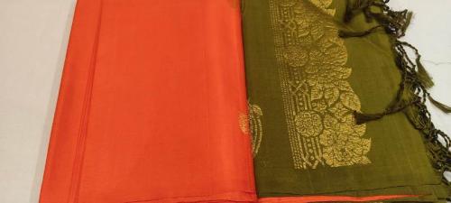 SOFT SILK SAREE WITH BLOUSE